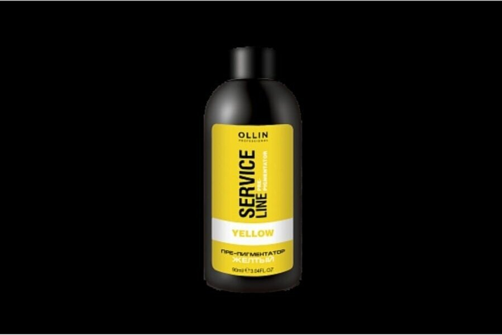 OLLIN SERVICE LINE Флюид-препигментатор желтый 90мл/ Yellow Fluid-Pre-Color