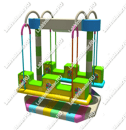 Качеля детская 4KIDS "Леденцы"