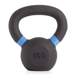 Гиря чугунная с цветным кольцом 6 кг (модель: К-3) VictoryFit VF-KCR060