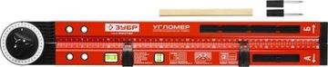 ЗУБР УГЛОМЕР, 500 мм, складной уровень-угломер (34740)