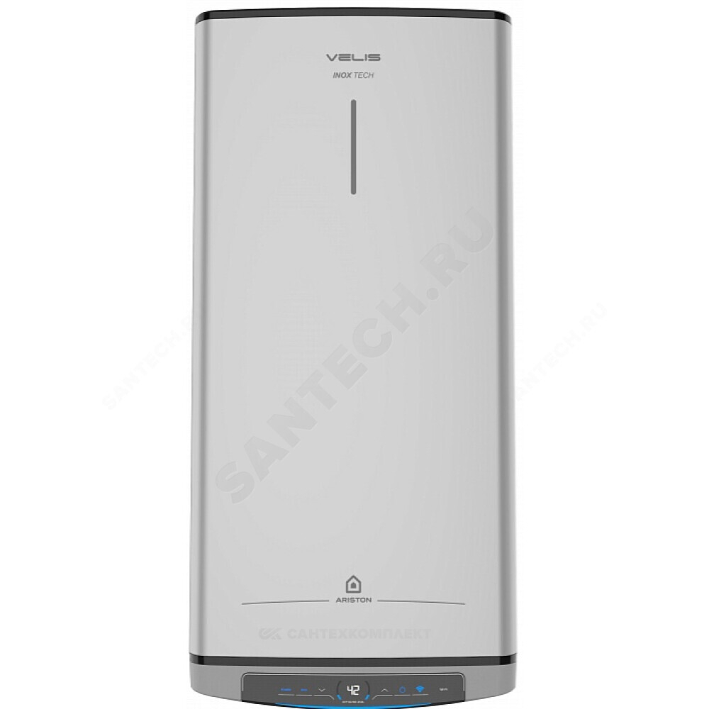 Водонагреватель электрический накопительный 80 л 1,5/2,5 кВт ABSE VLS LUX WIFI INOX PW 80 Ariston 3700675