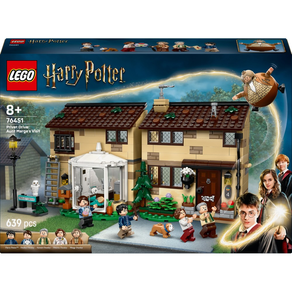 Конструктор LEGO Harry Potter 76451 Тисовая улица Визит тётушки Марджи — фото 2