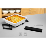 Подставка под горячее раскладная stretch™, черная