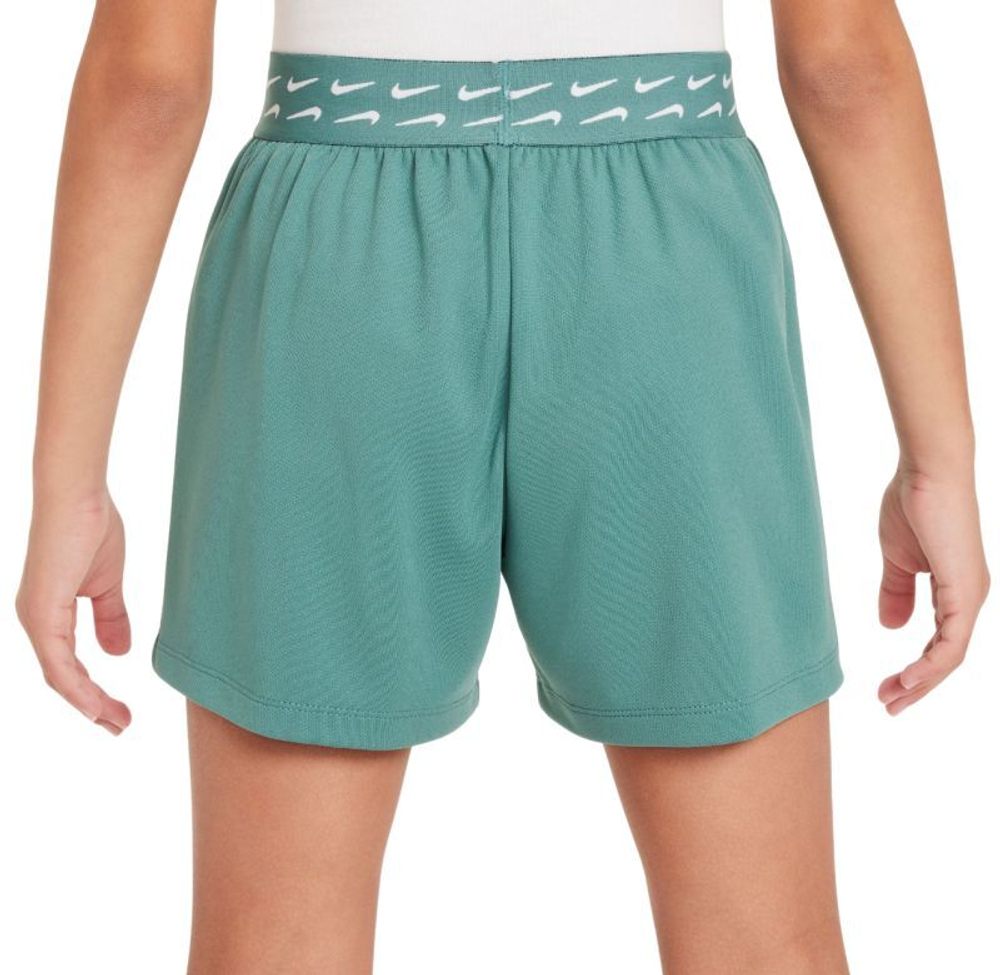 Шорты для девочки теннисные Nike Kids Dri-Fit Trophy Training Shorts - белый, разноцветный