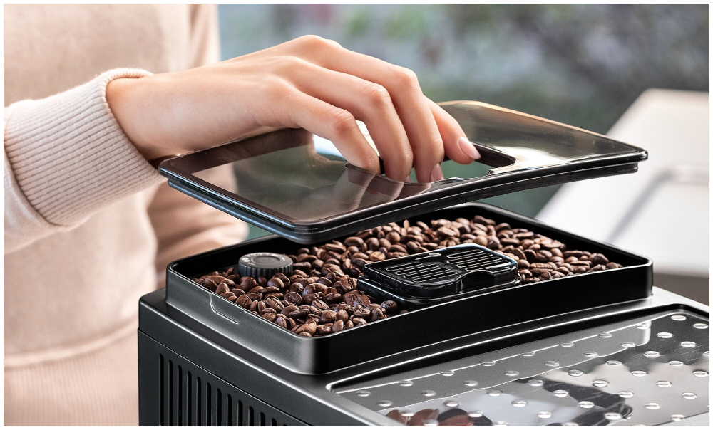 Кофемашина DeLonghi ECAM 22.110.B черная (ECAM 22.110.B )