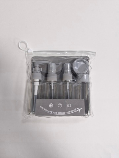 Дорожный набор 5 ёмкостей СЕРЫЙ