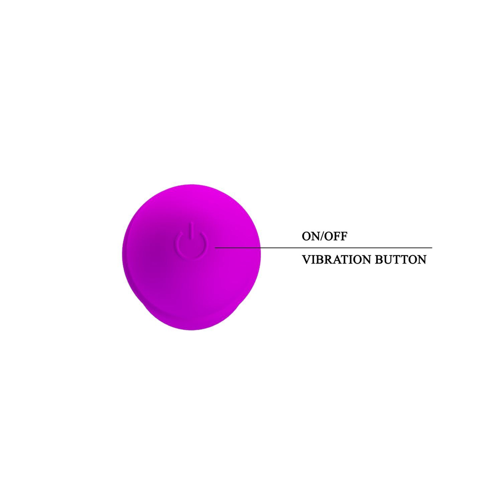 Лиловый мини-вибратор Beck - 12 см. (Цвет: лиловый)