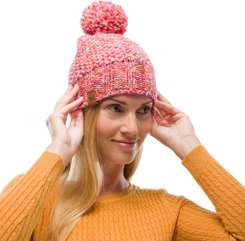 Шапка вязаная с флисом Buff Hat Knitted Polar Margo Flamingo Pink Фото 2