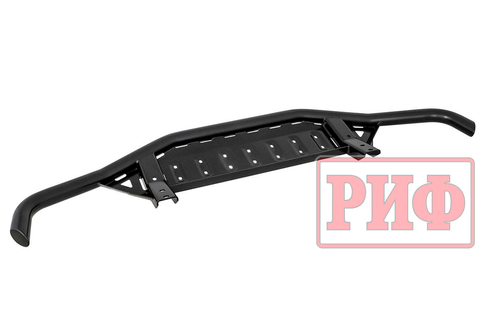 Бампер передний силовой/защита штатного бампера Toyota Land Cruiser 200 2007-2015 c защитой радиатора РИФ