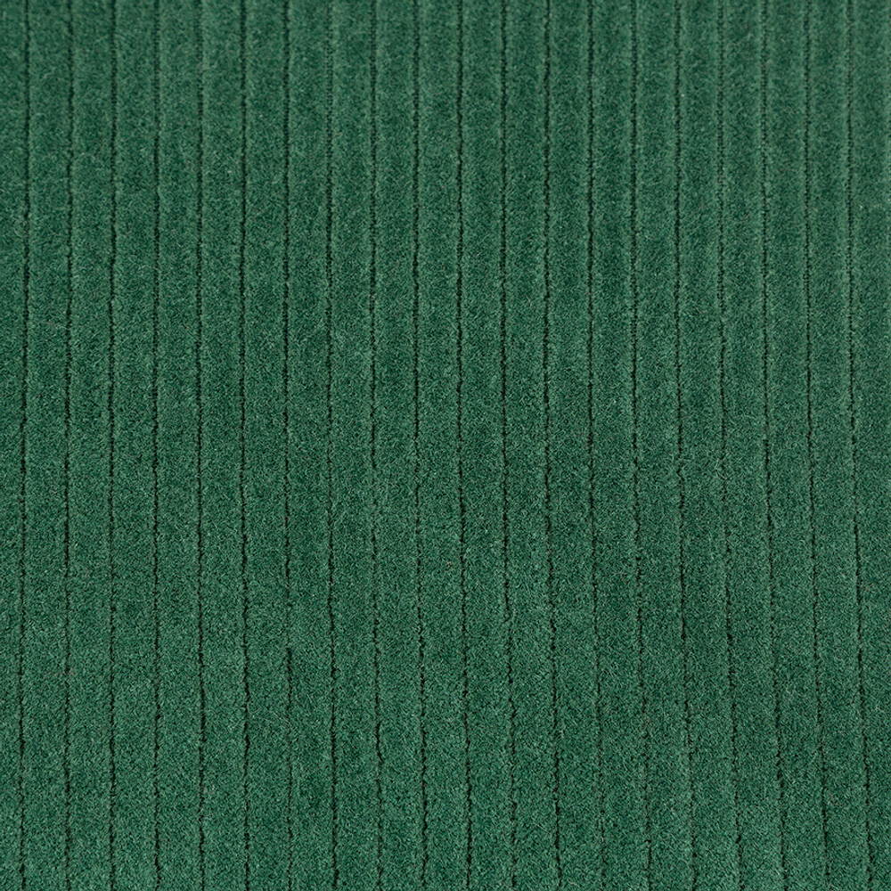 Чехол на подушку фактурный из хлопкового бархата зеленого цвета  из коллекции essential, 45х45 см