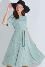 Платье Женский взгляд, грин DStrend (Акция)