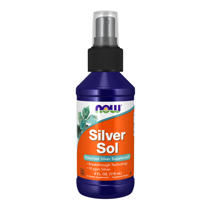 Коллоидное серебро (серебряная вода), Silver Sol, Now Foods, 118 ml