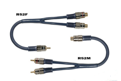 DAXX R52 Проводные RCA адаптеры-разветвители -1шт-