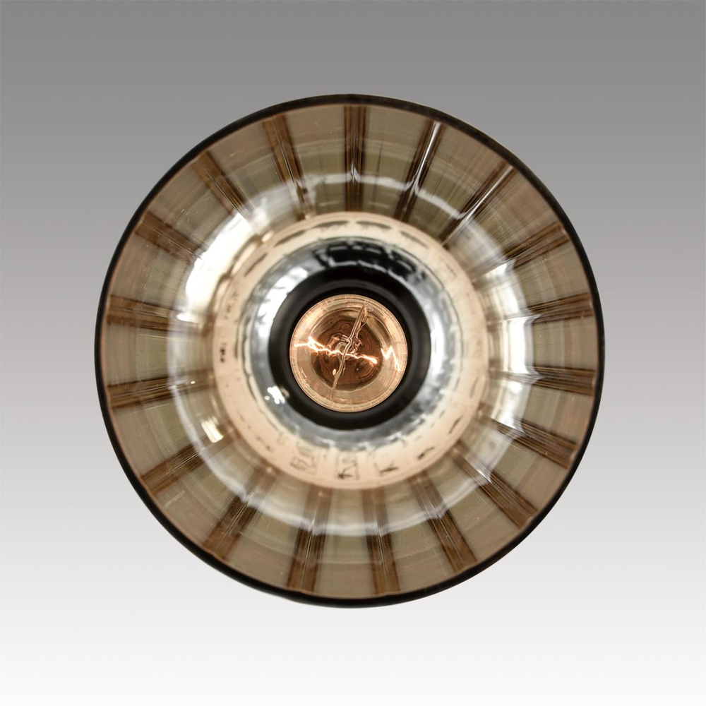 8065/1A MODERNI LN26 380 хром/амбер, металл/стекло Подвесной светильник E27 1*60W 220V LORENZO