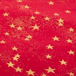 Подарочный мешок (1 штука) новогодний, 55х60 см, "Зимнее небо", вельвет, фольга, ЗОЛОТАЯ СКАЗКА, 592537