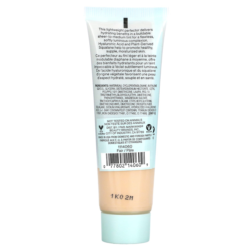 wet n wild, Barefocus, увлажняющий тональный крем, 1114060 Fair, 27 мл (0,91 жидк. унц.)