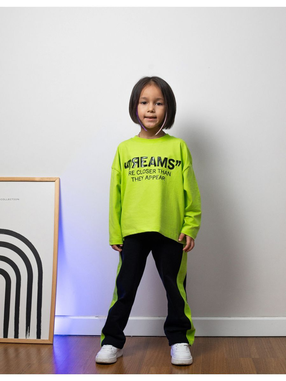 Комплект одежды LARETTO Костюм спортивный с брюками для девочки