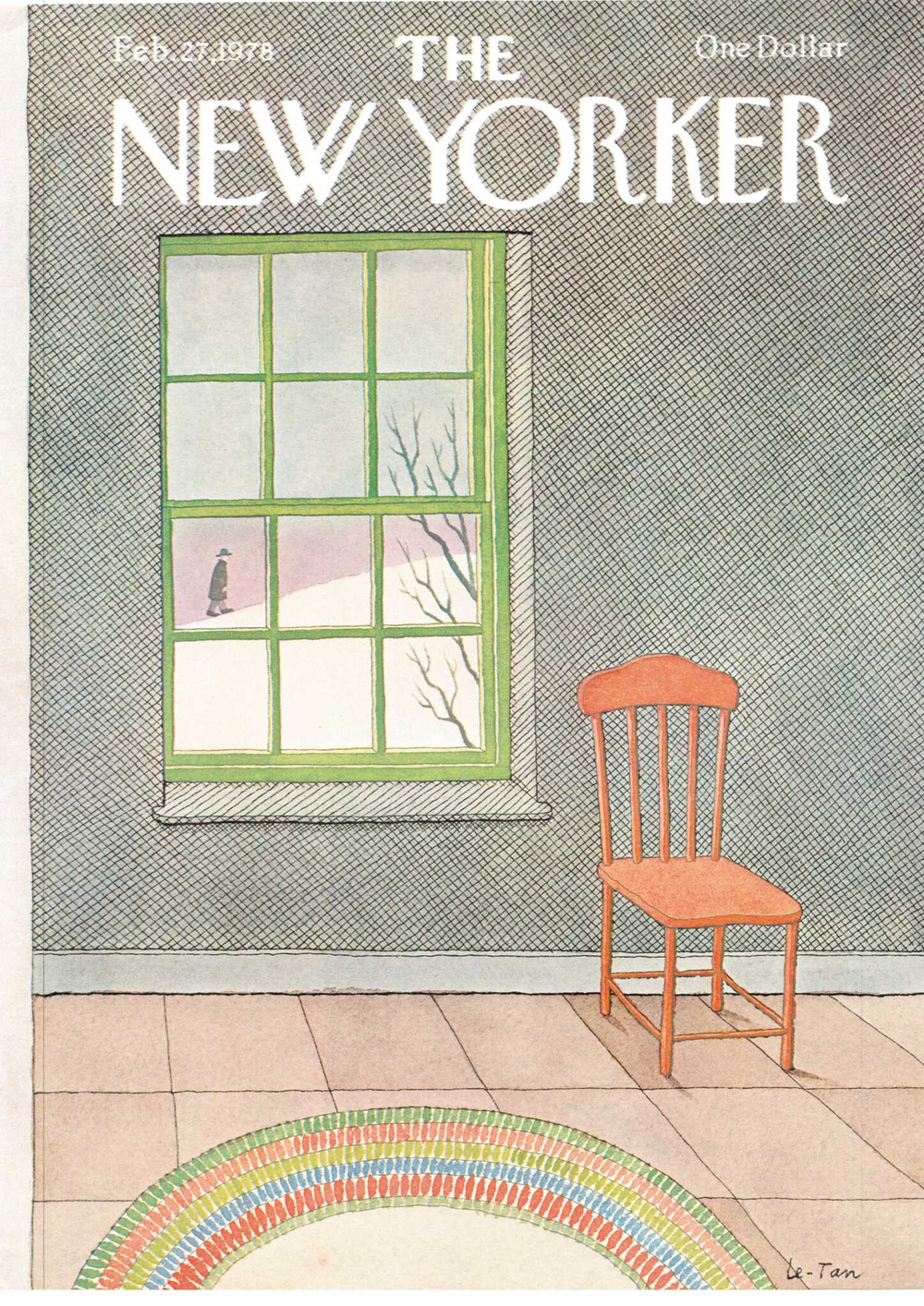 Журнал The New Yorker 27-02-1978, обложка
