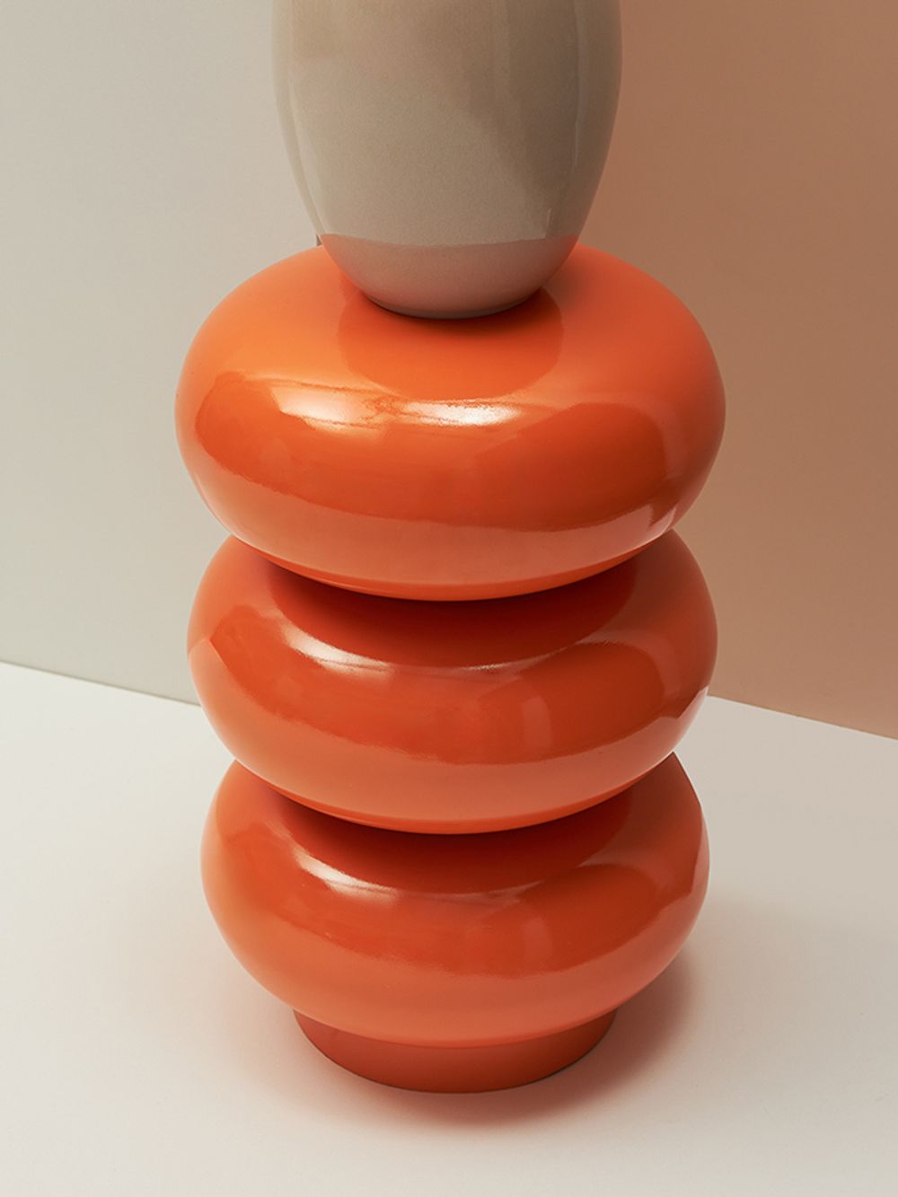 Табурет-столик Swell, Ø33 см, апельсиновая цедра