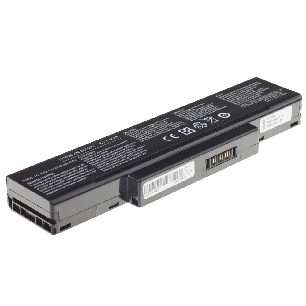 Аккумулятор AnyBatt 4400mAh для ноутбука Asus M660NBAT-6, M740BAT-6, BTY-M66