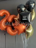 Набор шаров "С ДР кароч" с цифрой