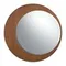 Круглое настенное зеркало 3262/MIR23067 в раме из орехового дерева