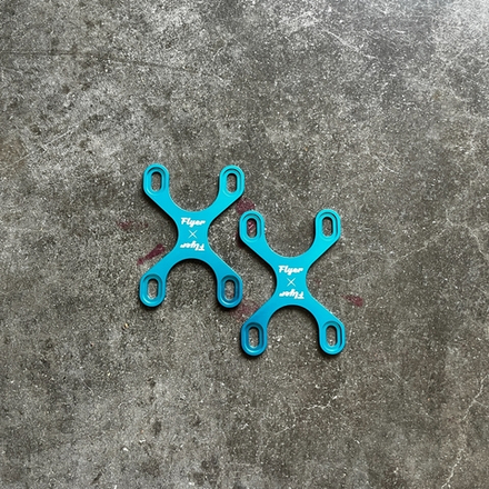 Пластины под болты Travelol Flyer X Blue