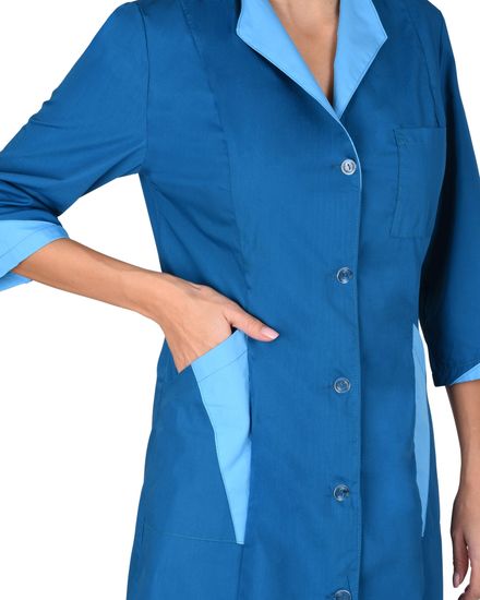 Халат женский "Сириус-Марлен" (морская волна/голубой)