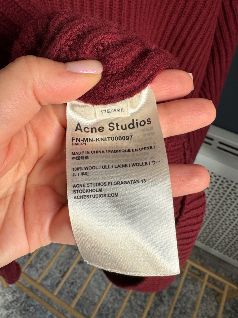 Шерстяной свитер Acne Studios, S