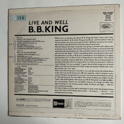 Винтажная виниловая пластинка LP B.B. King Live and Well (UK 1969)