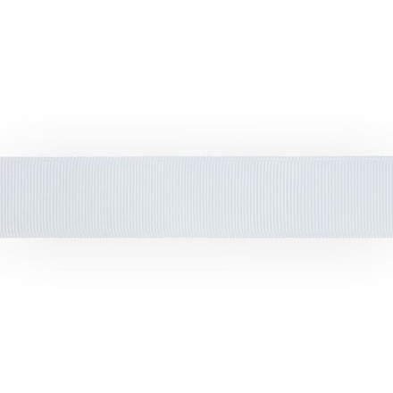 "Gamma" репсовая лента, цв.белый 001, 38 мм  1.1/2 "