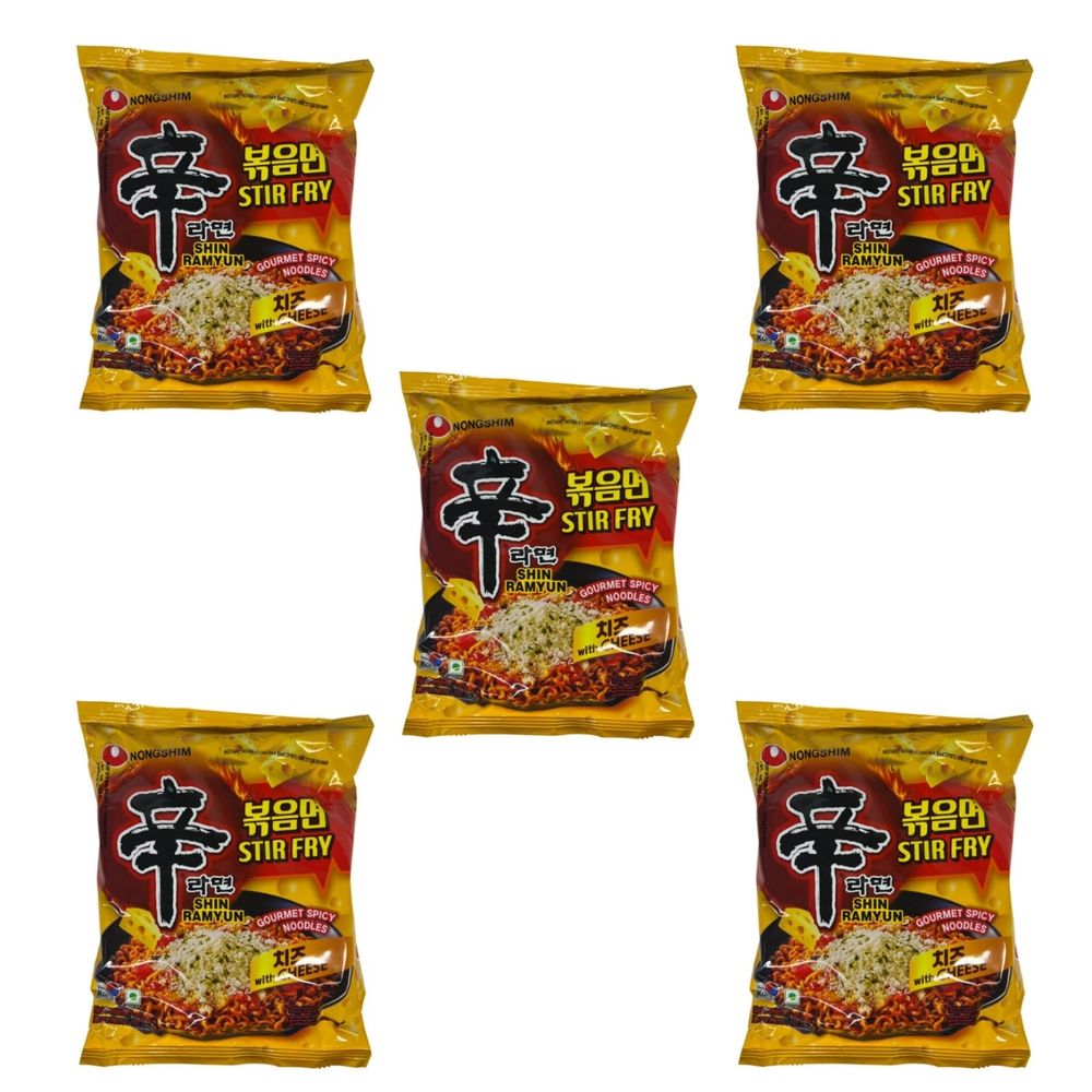 Лапша быстрого приготовления жареная с сыром Nongshim Stir Fry Cheese 131 г