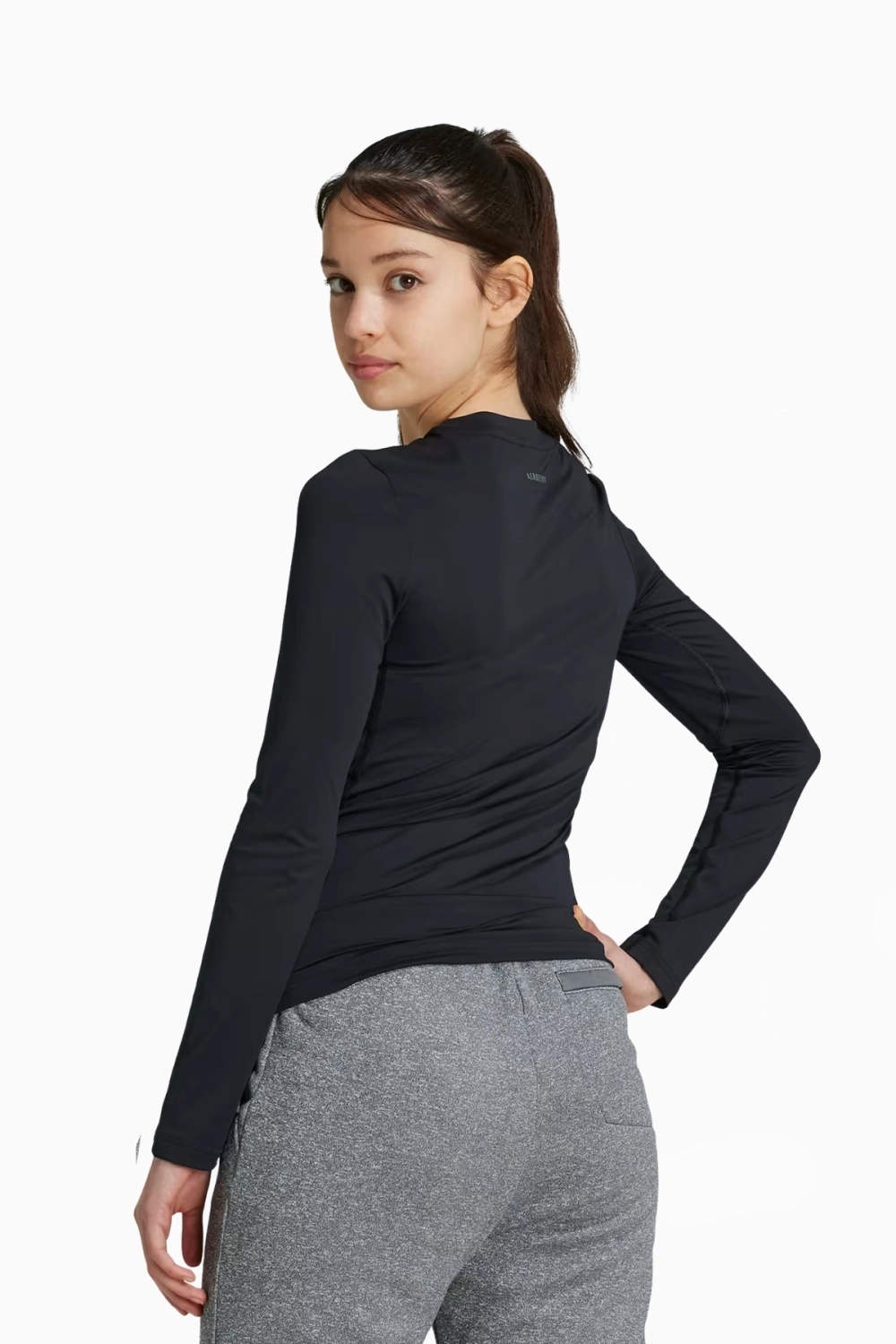 Термофутболка adidas Techfit LS Junior - черный