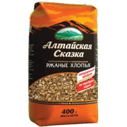 Хлопья Алтайская сказка ржаные 400 гр
