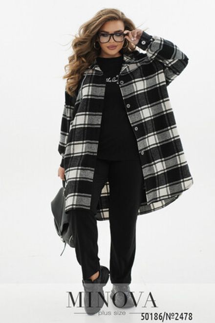 Костюм 2478-черный Minova Фото 2