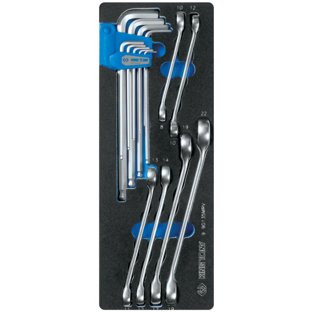 KING TONY (934-235MRV) Набор инструментов "EFFORT" в красной тележке, 235 предметов