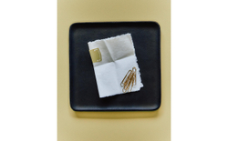 Декоративный поднос Zara Home, 1х24х24.5 см, чёрный, 6478/040