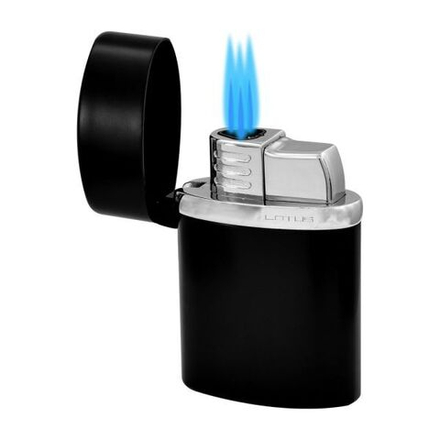 Зажигалка Lotus Terminator III Black & Chrome Настольная T3B