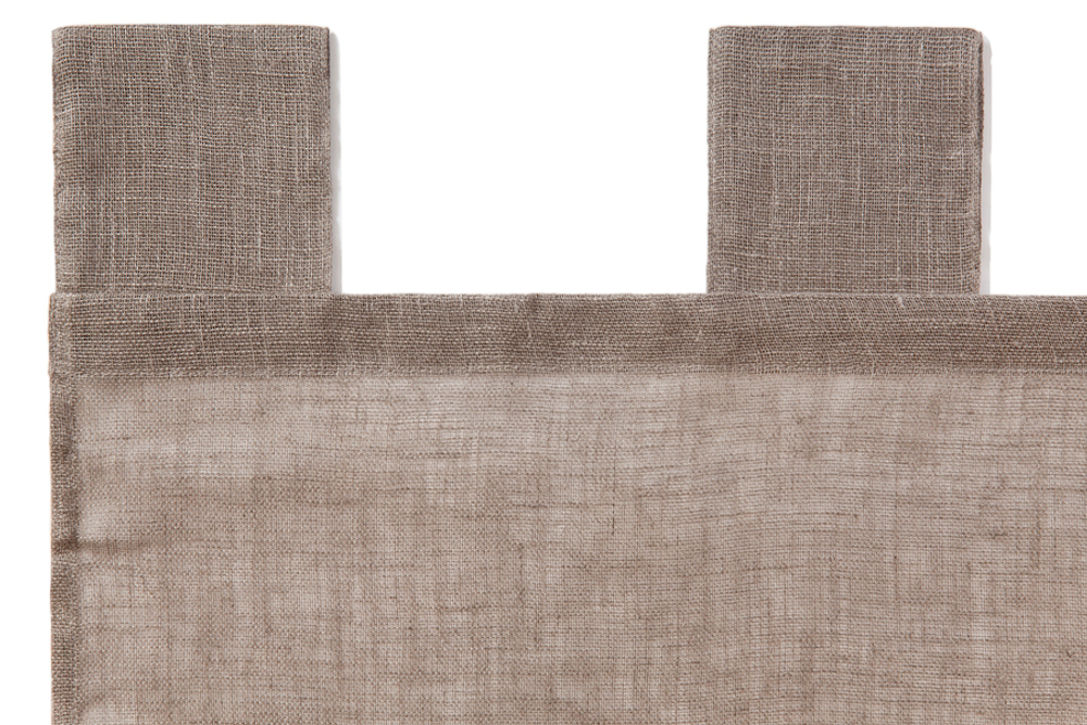 Шторы на петлях льняные 2шт Luxberry Timeless натуральные Литва