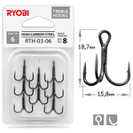 Крючок тройник рыболовный RYOBI RTH-03