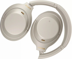 Беспроводные наушники Sony WH-1000XM4/S с шумоподавлением, Серебристые