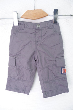 Брюки серые на 6/9 месяцев