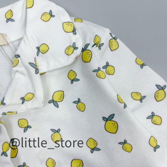 Пижама хлопковая "Лимончики"