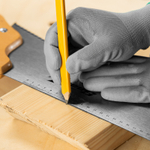 Ножовка по дереву, 500 мм, 7-8 TPI, каленый зуб, линейка, деревянная рукоятка Sparta