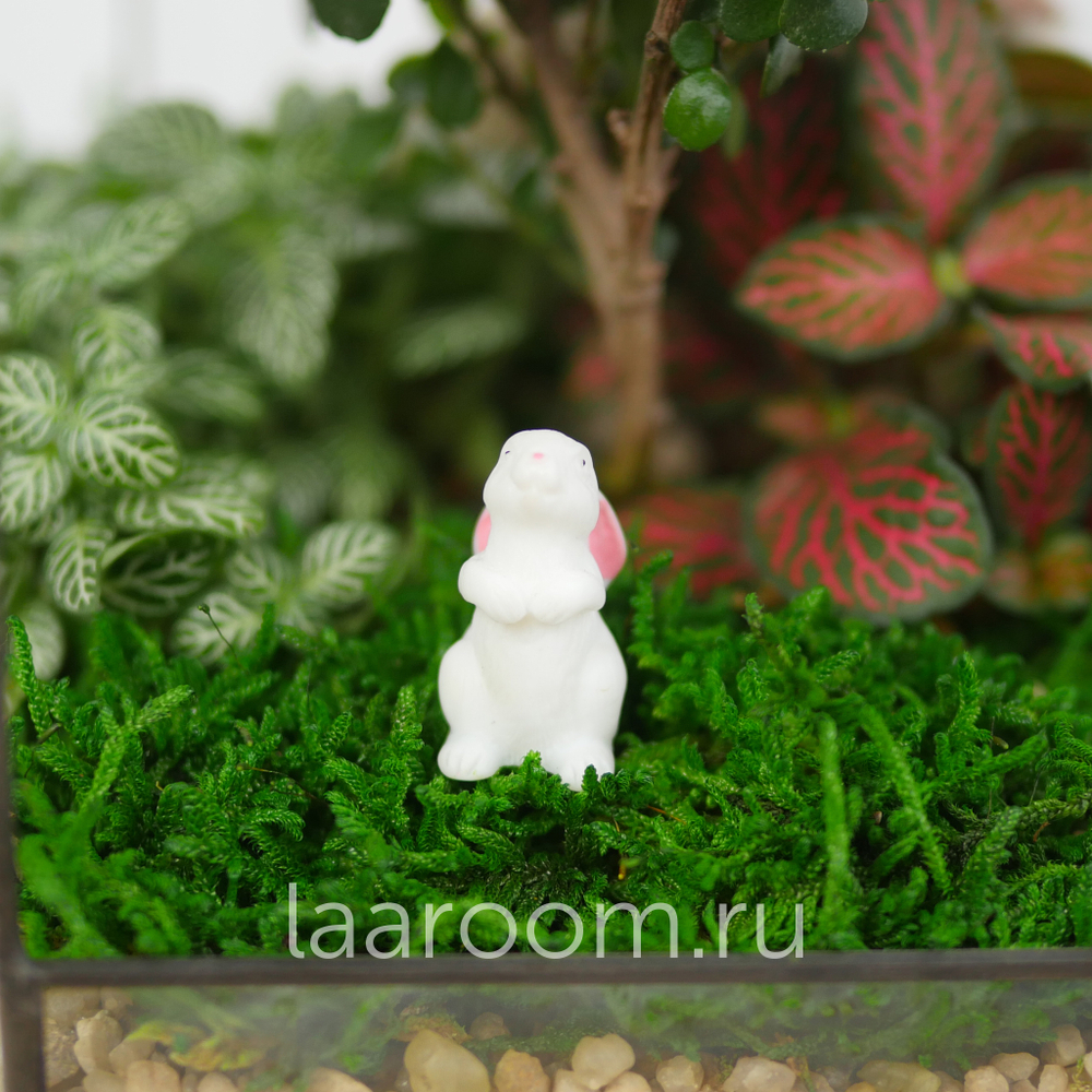 Фигурка для флорариума Зайчик стоячий