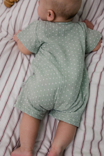 Песочник муслин (горошек на зеленом)