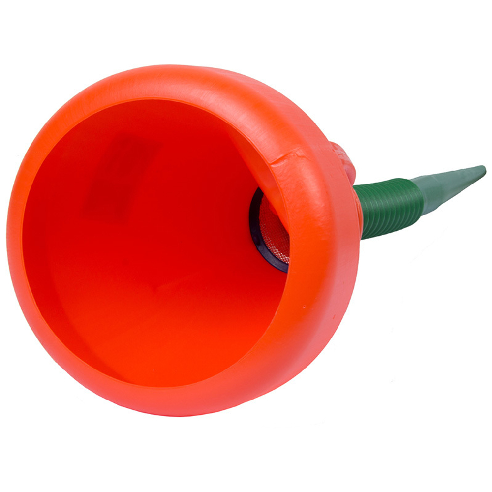 МАСТАК (135-00003) Воронка с гибким сливом, полиэтиленовая, 160 х 160 х 540 мм