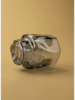 Набор изогнутых рюмок для водки, черный, 60 мл, 6 шт.