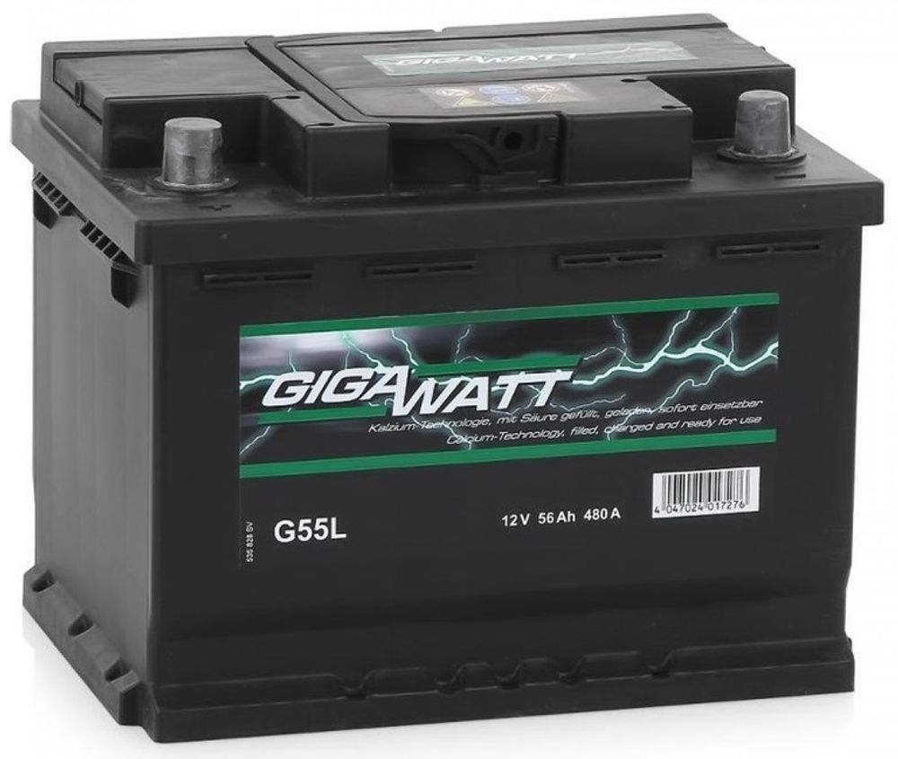 GIGAWATT 6CT- 56 аккумулятор