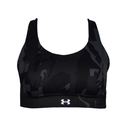 Теннисный бюстгальтер Under Armour Womens Iso Chill Team Mid Bra - black